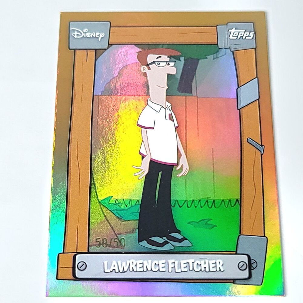 Lawrence Fletcher Phineas And Ferb 2026 Topps Disney Neon Gold 50/50